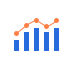 a bar chart and a line chart combined