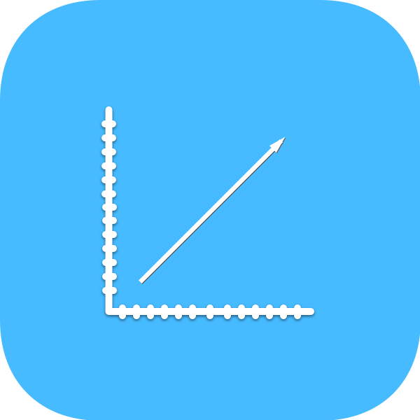 Multiple Representations icon, a blue rectangle with a white chart on it